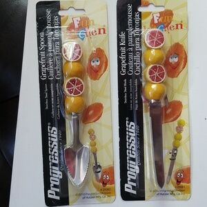 🍊Stainless steel grapefruit knife & spoon